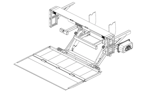 DHOLLANDIA FOLD-AWAY RMH 4400-5500 LBS