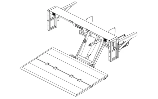 DHOLLANDIA FOLD-AWAY RPM 2500 LBS