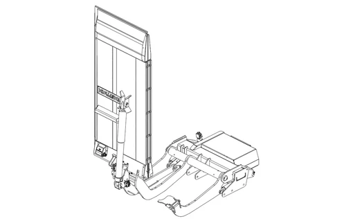 DHOLLANDIA VAN LIFTS LSPZ 1350 LBS