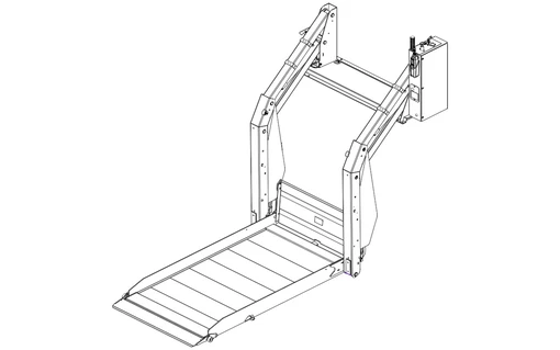 DHOLLANDIA VAN LIFTS DH-P2.05 750-1650 LBS