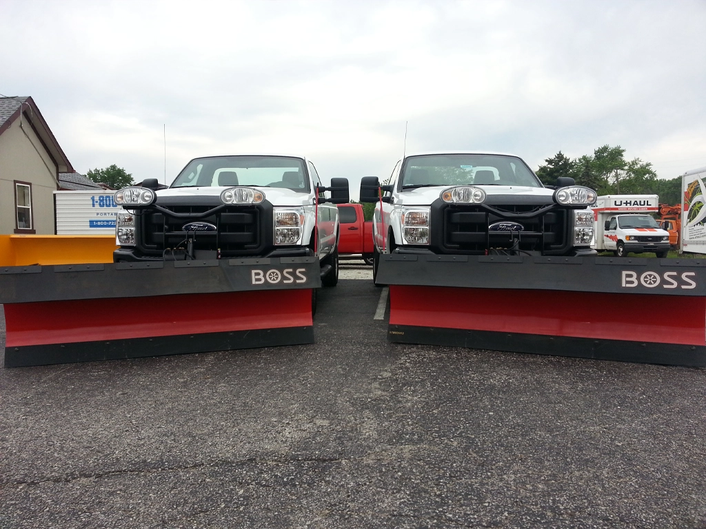 BOSSplow a truck upfitted by Mid-State Truck Equipment in Fishers, IN