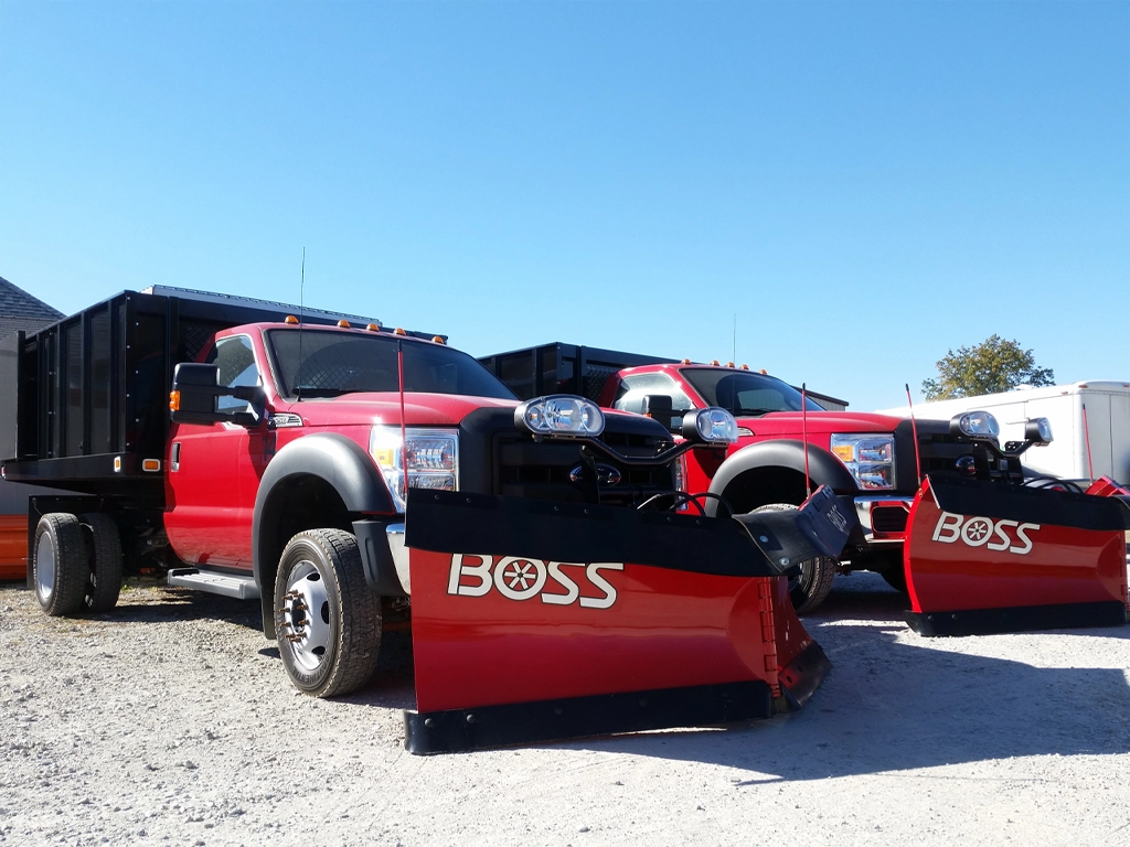 fleet vehicles with boss snow plows fleet vehicles with boss snow plows