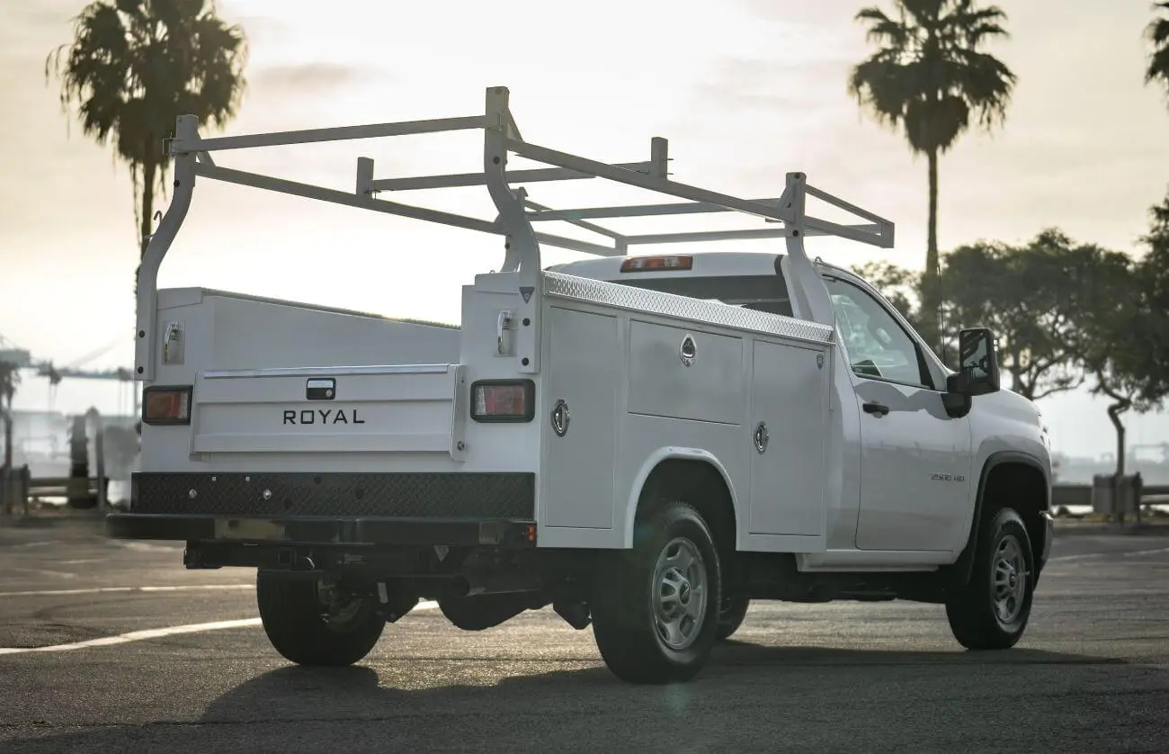 MTE Landscaping Service Body Installation by Mid State Truck Equipment
